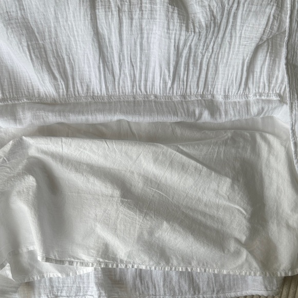 Cat & Jack Charming Girl’s White Baby Doll Dress With Embroidery - Picture 9 of 13